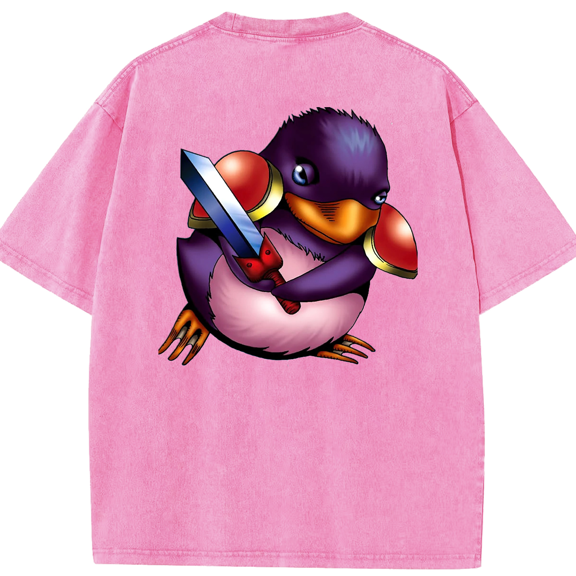 （画像用） 遊☆戯☆王 Yu-Gi-Oh! 綿100% ヴィンテージ風 半袖Tシャツ（背面プリント）
